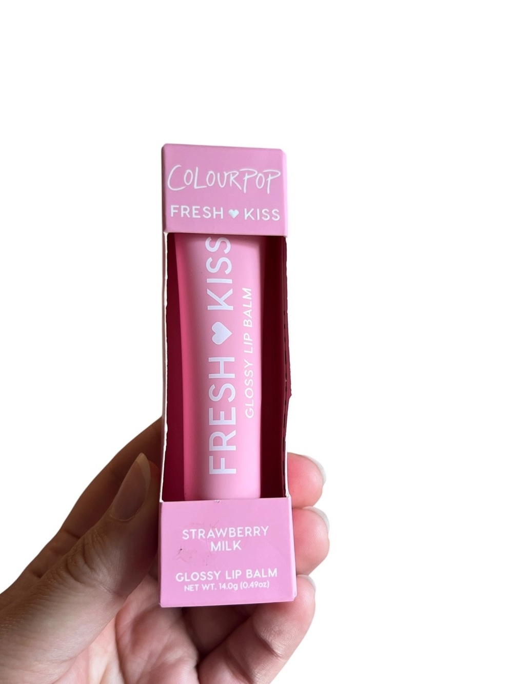 ColourPop Fresh Kiss Glossy Lip Balm – Strawberry Milk